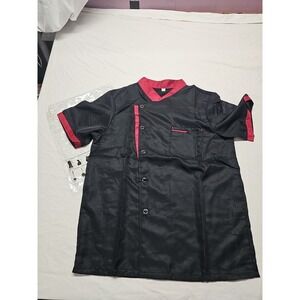 Unisex Women Men Chef Coat Cook Jacket Restaurant Kitchen Workwear Uniform Shirt